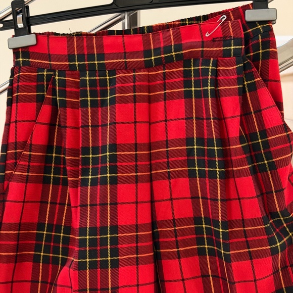Vintage Bill Blass Classic Red Plaid Pants - Picture 12 of 14
